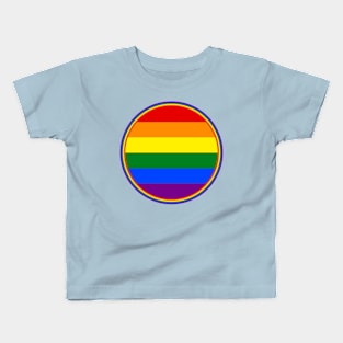 Rainbow Circle Kids T-Shirt